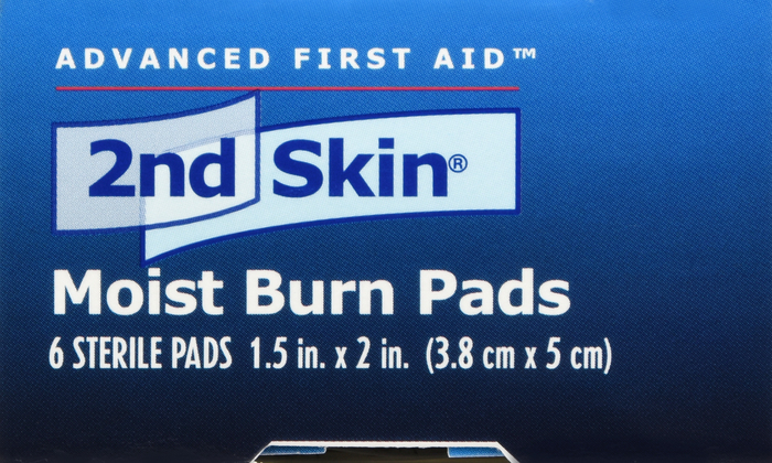 2ND SKIN MOIST BURN PADS SMALL 1.5" X 2" 6CT