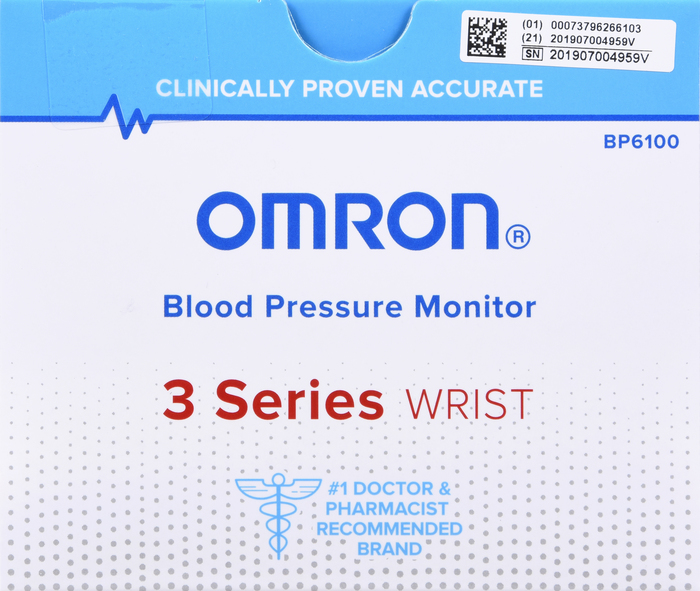 Omron 3 Series Wrist Blood Pressure Monitor 1ct