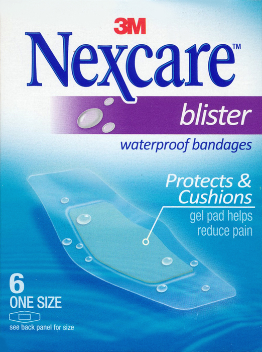 Nexcare Blister Waterproof Bandages 6ct