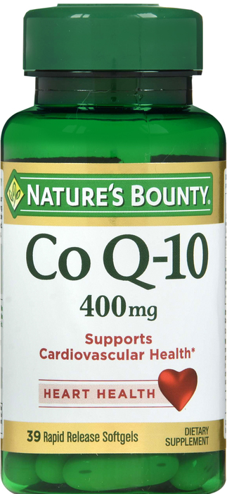 CO Q10 400MG SOFTGEL 39CT NAT BOUNTY