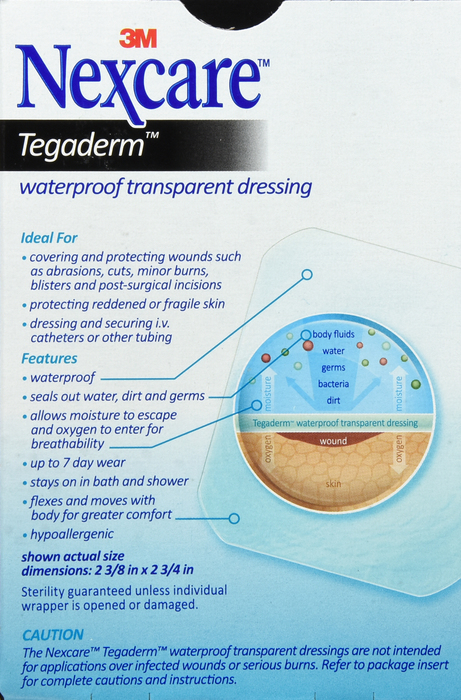 NEXCARE TEGADERM +PAD 2-3/8"X4" 5CT