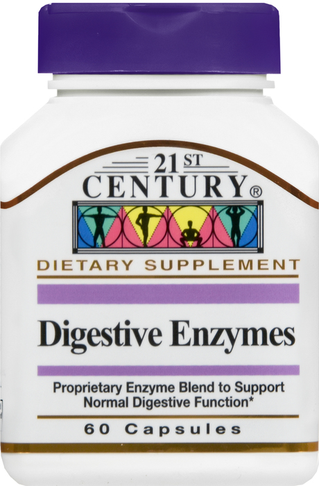 21st Century Digestive Enzymes Capsules 60ct