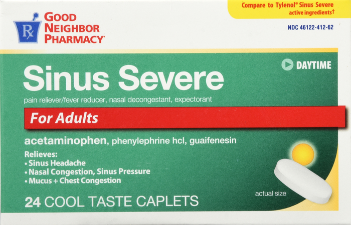 Good Neighbor Pharmacy Sinus/Severe For Adults Capulets 24ct