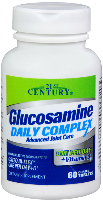 GLUCOSAM DAILY COM +D TAB 60CT 21ST CENT