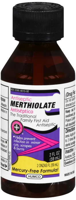 MERTHIOLATE MERCURY FREE LIQ 2OZ HUMCO