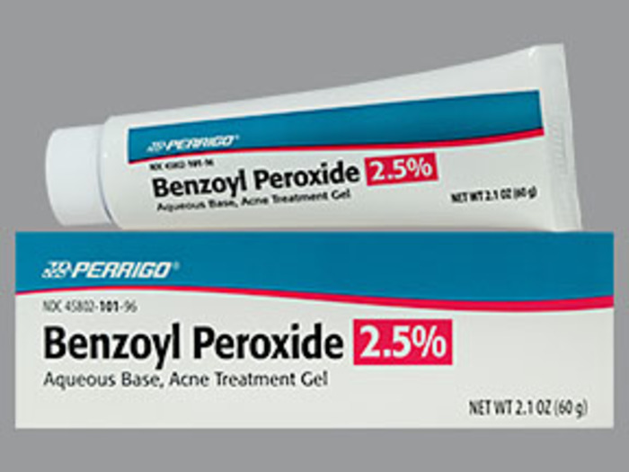 BENZOYL PEROXIDE 2.5% GEL 60GM PERRIGO