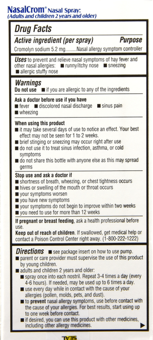 Nasalcrom Allergy Spray 0.88oz