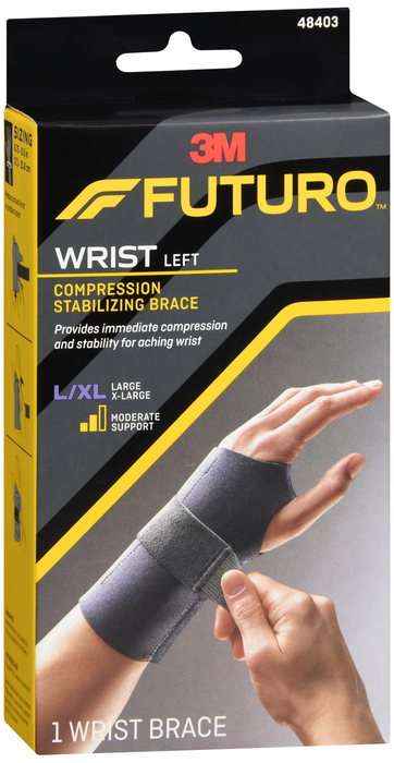 Futuro Compression Stabilizing Wrist Brace Left Large/Extra Large 1ct