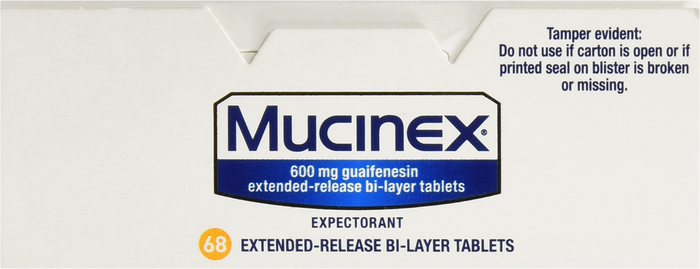 MUCINEX SE EXPECTORANT TABLET 68CT