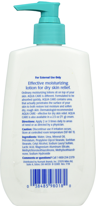 AQUACARE LOTION 10% UREA 8OZ