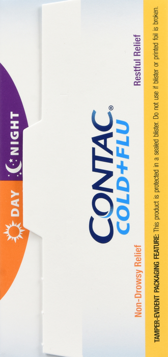 CONTAC COLD FLU DAY/NITE CAPLET 28CT