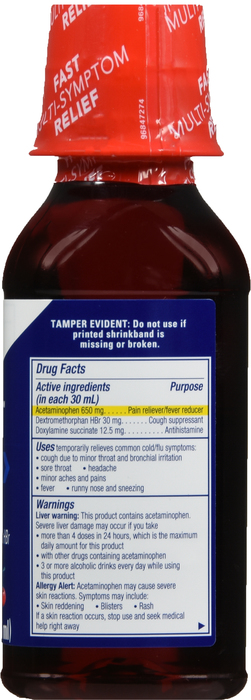 NyQuil Cold & Flu Cherry Flavor Liquid 8oz