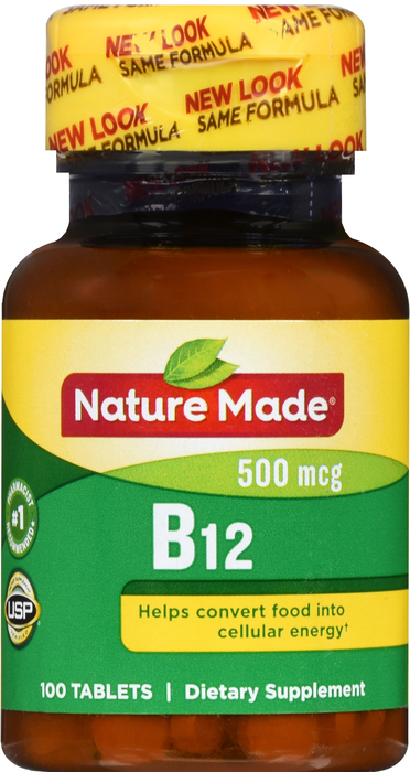 Nature Made VIT B12 500MCG TABLET 100ct