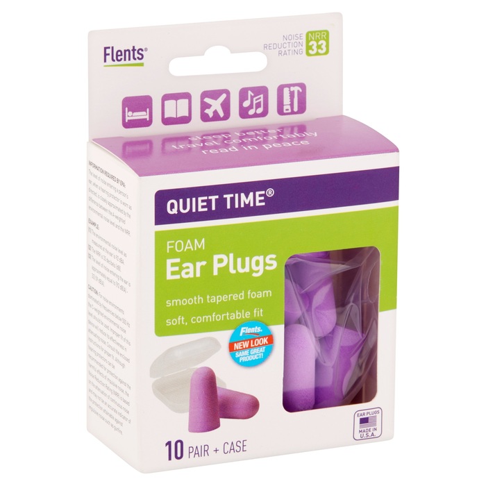 EAR PLUG QUIET TIME SOFT NRR31 6X10PR