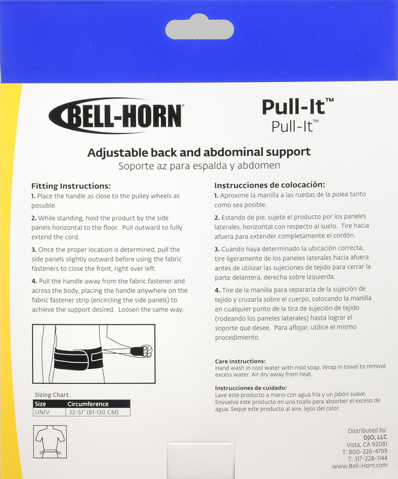 PULL-IT BACK BRACE BELLHORN