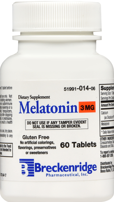 Melatonin 3mg Tablets 60ct