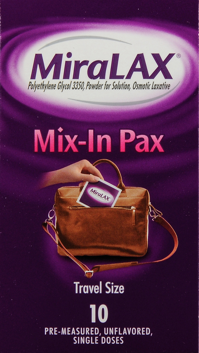 MiraLAX Mix-In Pax Packets 10ct