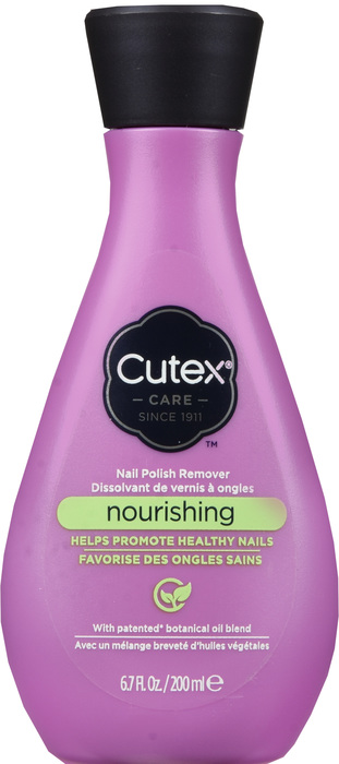 CUTEX NOURISH NAIL POLISH REMOVER 6.76OZ