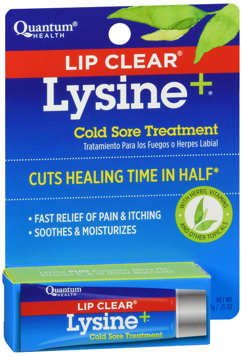 Lip Clear Lysine Plus Cold Sore Treatment 0.25oz