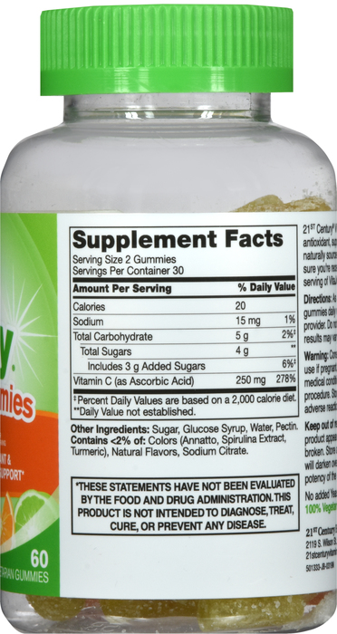 21st Century VitaJoy Vitamin C 250mg Gummies60ct