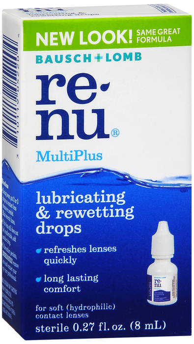 Re-nu Multi + Lube Rewetting Drops 8mL