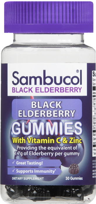 Sambucol Black Elderberry Gummies 30ct