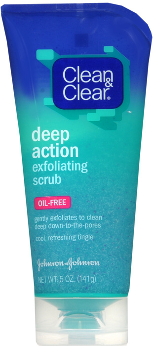 CLEAN&CLEAR DEEP ACTION SCRUB OIL/FR 5OZ