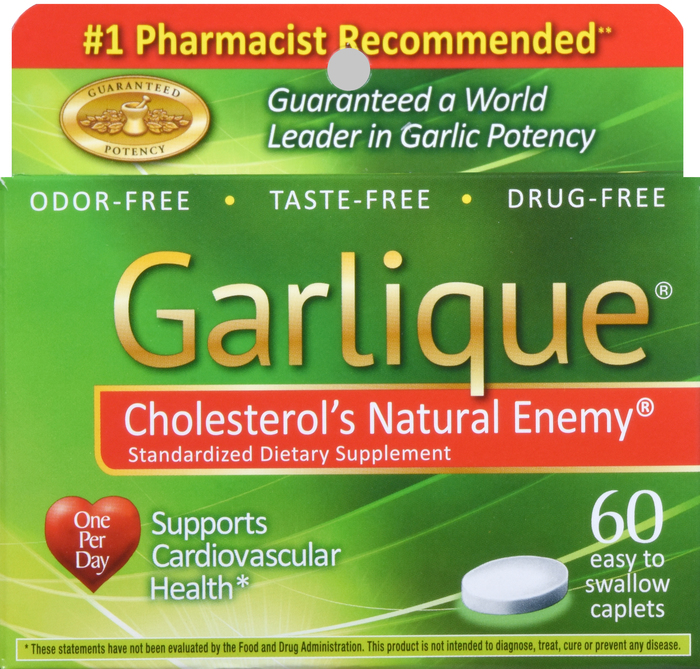 Garlique Healthy Cholesterol Formula Caplets 60ct