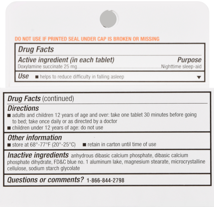 Unisom SleepTabs Doxylamine Succinate Tablets 32ct