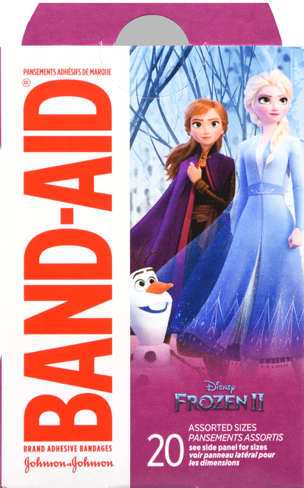 BAND-AID Disney Frozen Adhesive Bandages, Assorted Sizes 20ct