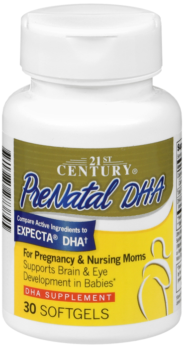 21st Century Prenatal DHA Softgels 30ct