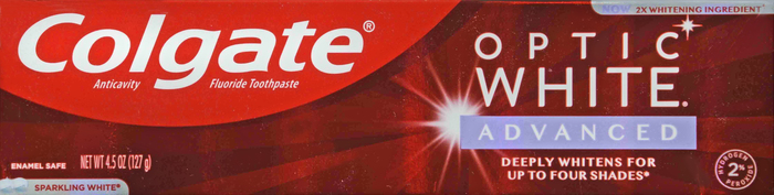 Colgate Optic White Advanced Teeth Whitening Toothpaste 4.5oz