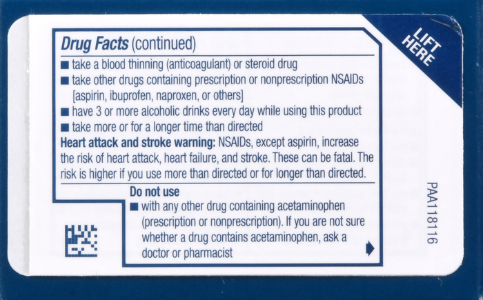 Advil Dual Action with Acetaminophen Caplets18ct