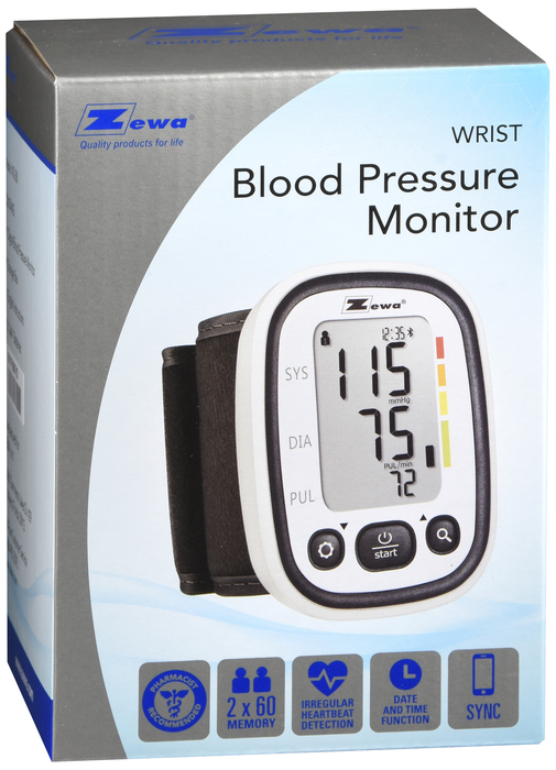 Zewa Blood Pressure Monitor Digital Premier Wrist