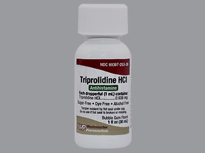 TRIPROLIDINE HCL 0.938 MG DRP 30 ML