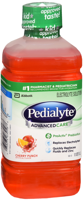 Pedialyte Advanced Care Cherry Punch Liquid 1L