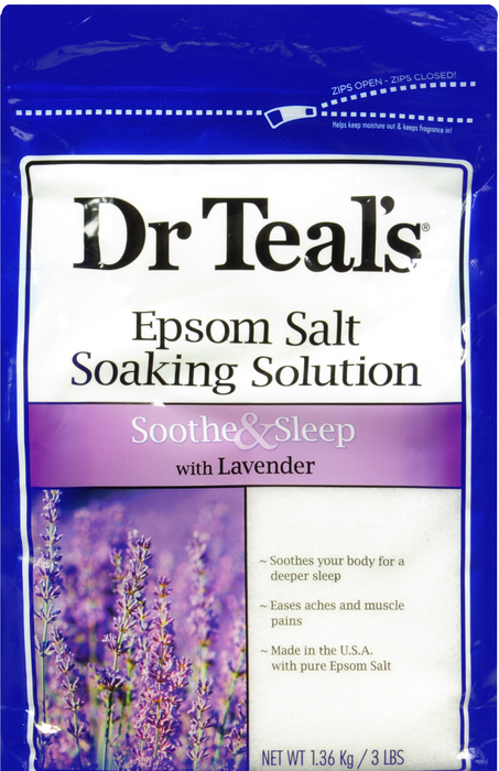 Dr. Teal's Epsom Salt Soaking Solution 3lb