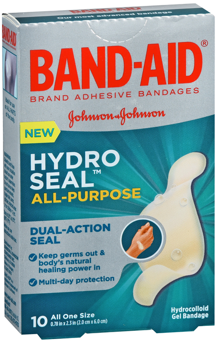 BAND-AID Hydro Seal All Purpose Adhesive Bandages 10ct