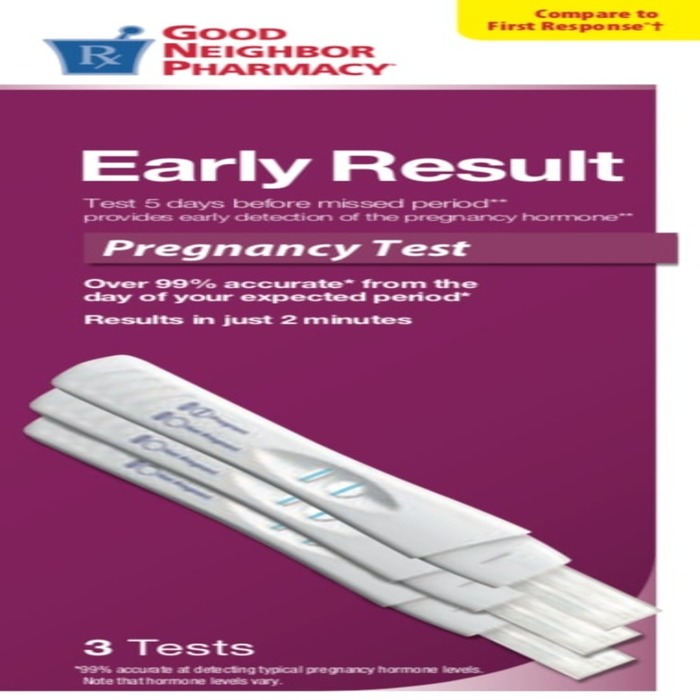 Good Neighbor Pharmacy Early Result Pregnancy Test 3ct