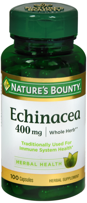 Nature's Bounty Echinacea 400mg Cap 100ct