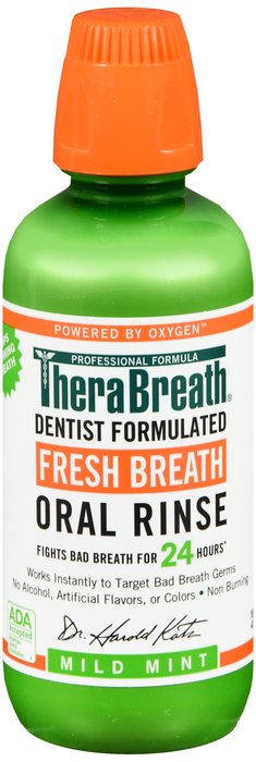 TheraBreath Fresh Breath Mild Flavor Oral Rinse 16oz