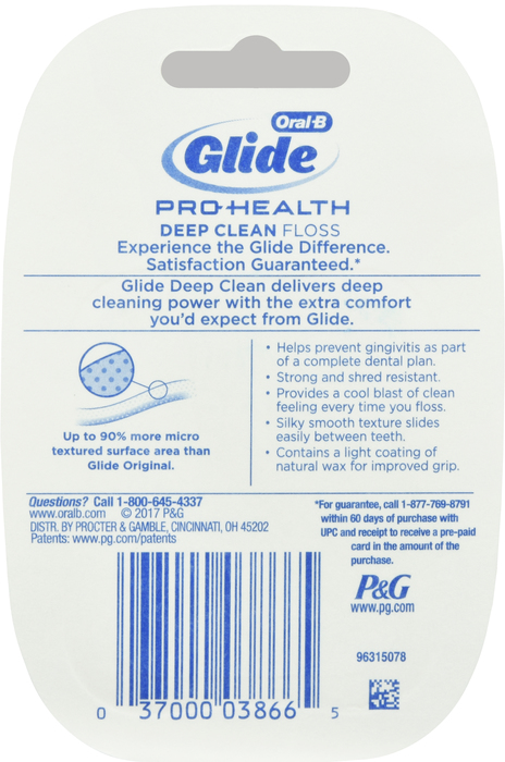 Glide Pro-Health Deep Clean Cool Mint Dental Floss 1ct