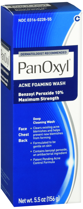 Panoxyl Maximum Strength Acne Foaming Wash 5.5oz