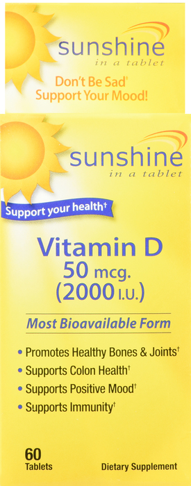 WINDMILL VITAMIN D 2000IU SUNSHINE TABLET 60CT