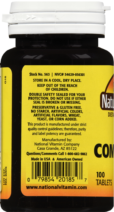 Nature's Blend B Complex Form 1 Tablets 100ct