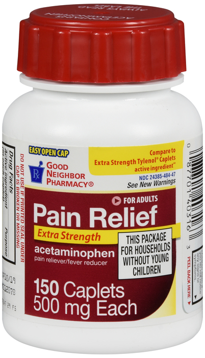 Good Neighbor Pharmacy Pain Relief Acetaminophen 500mg Caplets 150ct