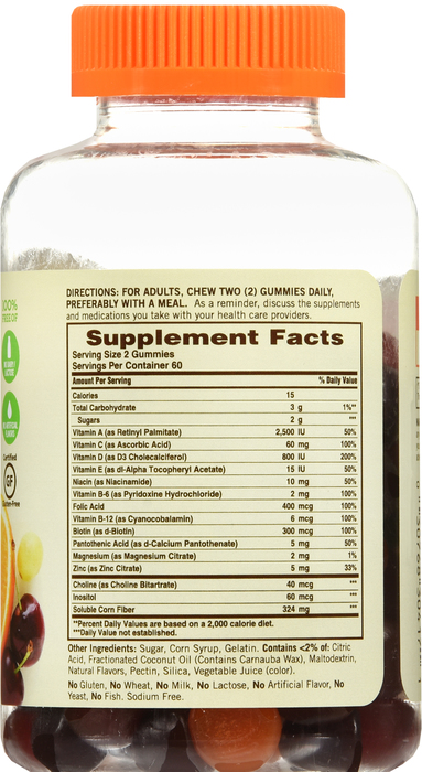 SUNDOWN ADULT MULTIVITAMIN GUMMY 120CT