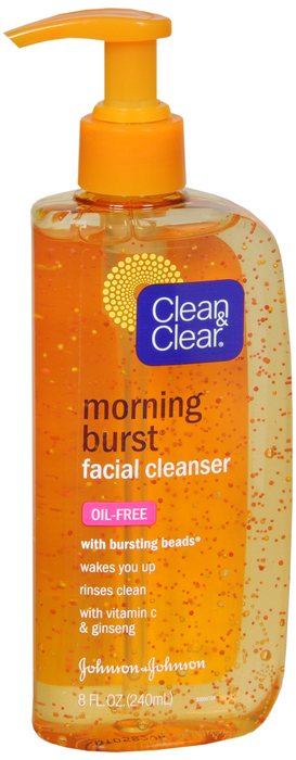 CLEAN&CLEAR MORN BURST FACE CLEANSER 8OZ