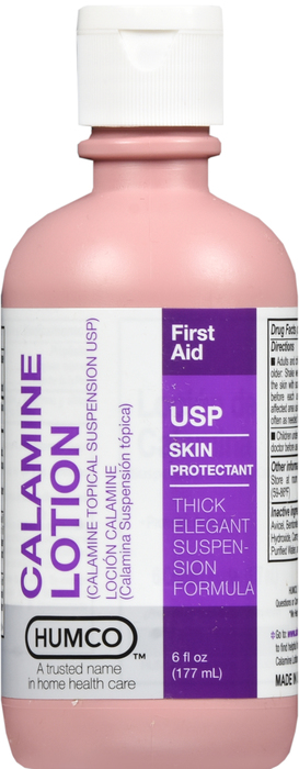 CALAMINE LOTION PINK PLAIN 6OZ HUMCO