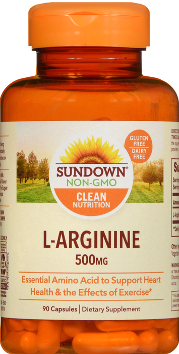 L-ARGININE 500MG CAPSULES 90CT SUNDWN